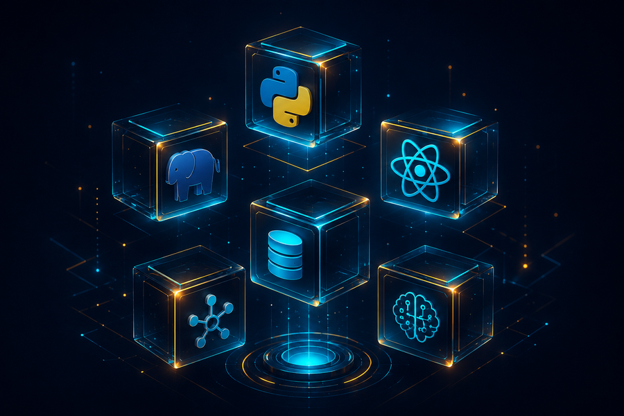 Stack tecnológico: Python, PHP, IA, APIs